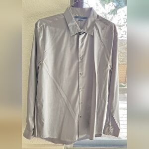 Men's Grey Dress Shirt